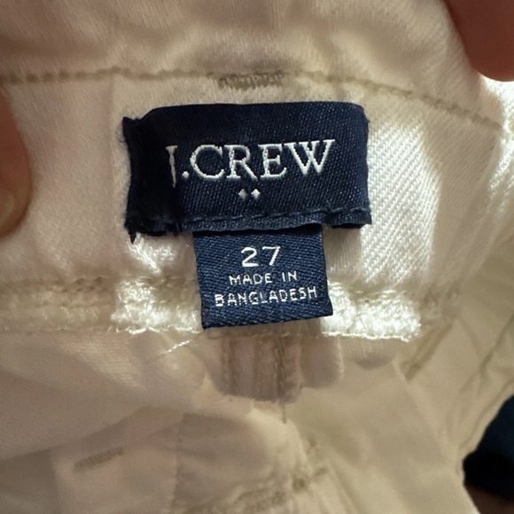 NEW J.Crew Preppy White Jean Size 27 Paper Bag Waist Cute Casual Summer Pant - Picture 4 of 4
